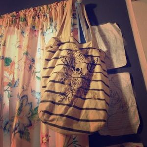 Joe boxer skeleton and Rose side bag