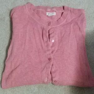 Pink cardigan