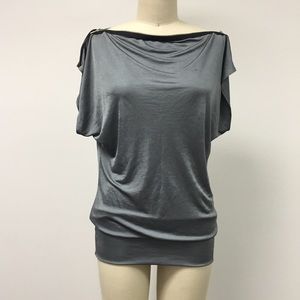 Off shoulder tunic top