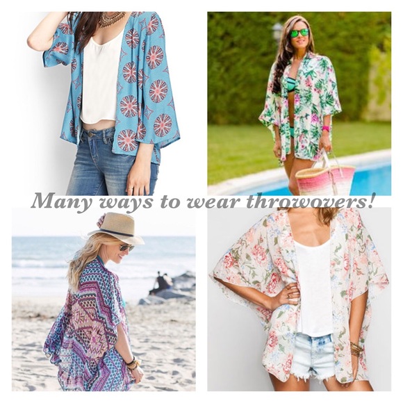 Neutral Grey Blazer Kimono - Picture 4 of 4