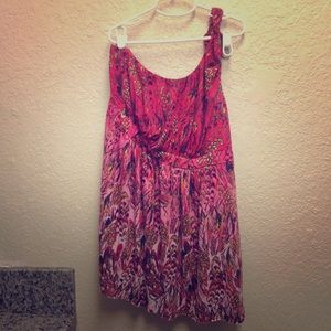 Pink One Shoulder Tank (BUNDLE)