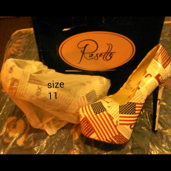 Rosette Shoes - Rosette American Stilettos