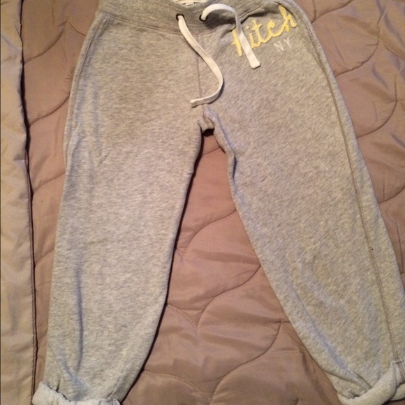 Abercrombie cropped sweats