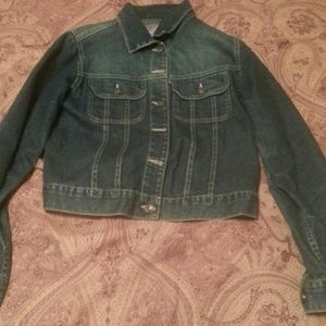 Silver brand denim jacket