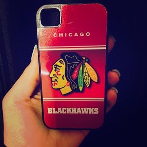 Blackhawks iPhone 4 case