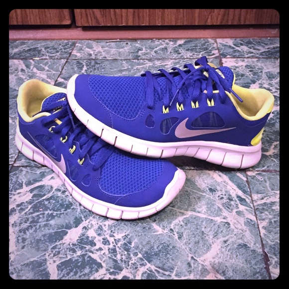 Nike Free 5.0 - Green, Blue & White
