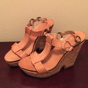 Frye Braylin Artisinal T Strap Sandal