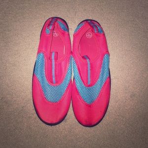 Red and Blue High Grip Boat Shoes