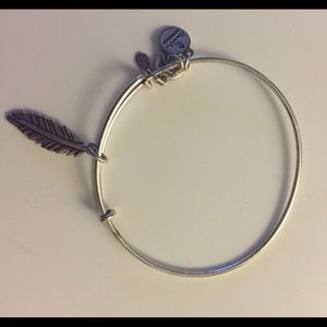 Alex and Ani feather bracelet