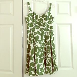 Leaf Print Dress