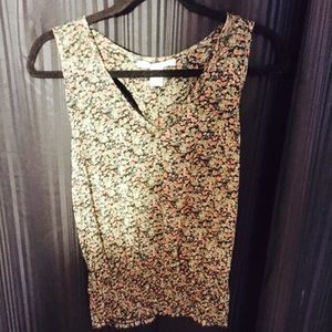 Floral tank top