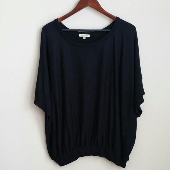 Black Anthropologie poncho sweater