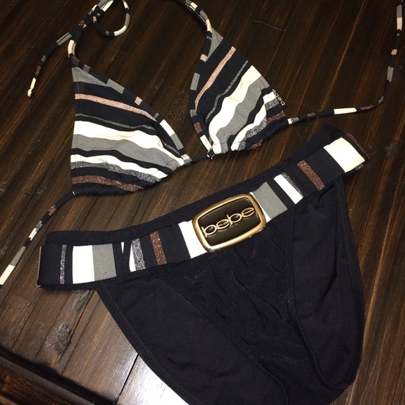 bebe Other - Bebe Logo Swimsuit bikini set