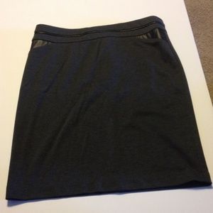 Soho charcoal pencil skirt