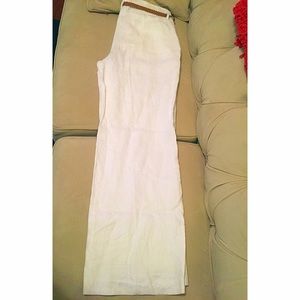 White H&M Linen Pants