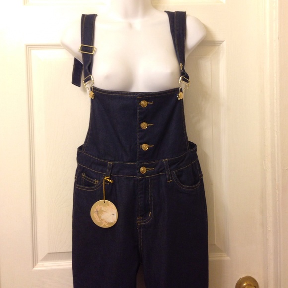 Denim Overalls - Picture 2 of 4