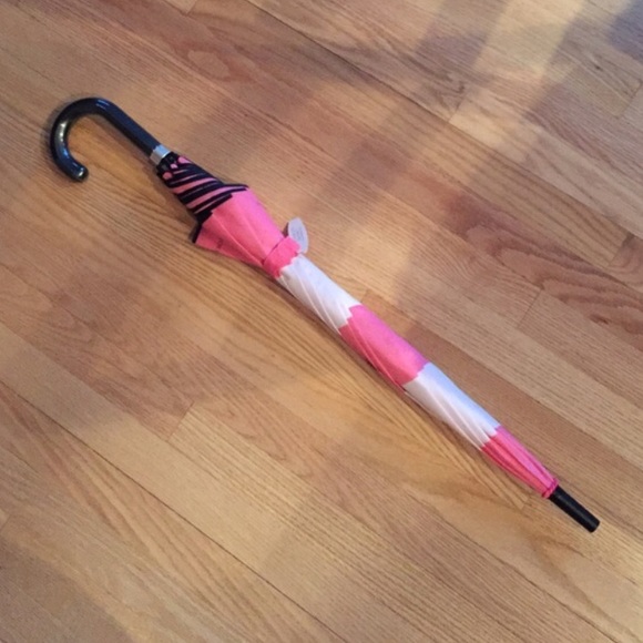 Pink umbrella big new Victoria's  secret