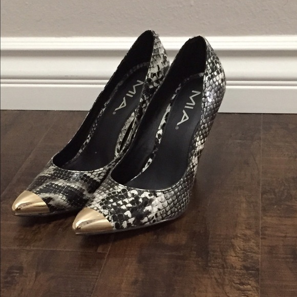 Snakeskin heels