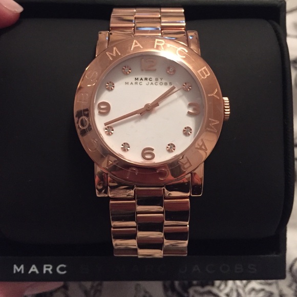 Women's rose gold Marc Jacobs watch