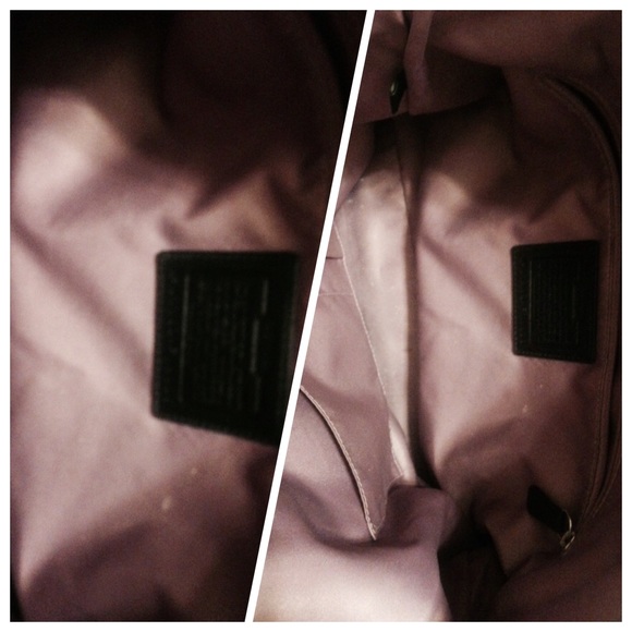 🚫Sold🚫Coach Zipper top Tote Black leather - Picture 2 of 4