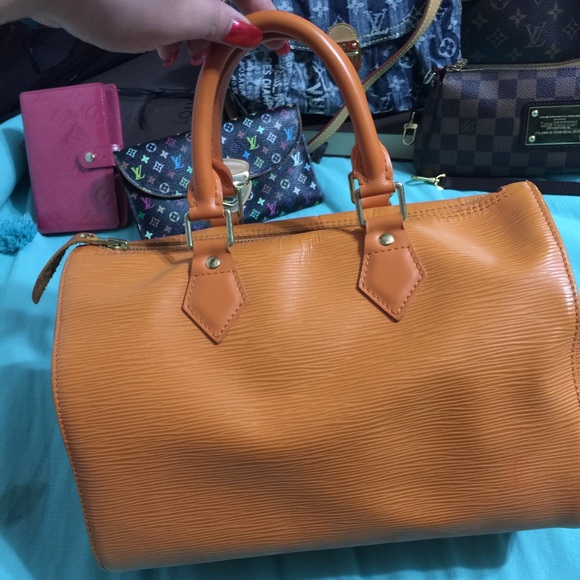 Louis Vuitton Speedy 30 Epi Mandarin
