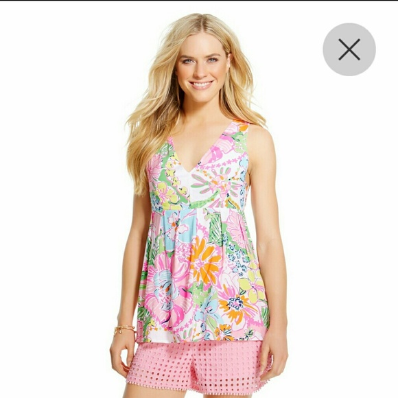 Lilly Pulitzer V-neck Tank Top