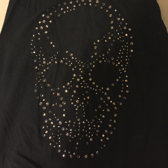 Express rhinestone and lace racer back