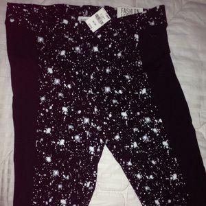 Victoria Secrets Pink, galaxy leggings!