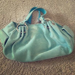 ⬇️❗️Juicy Couture Teal Suede Handbag