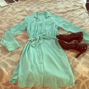 Aqua portofino shirt dress.