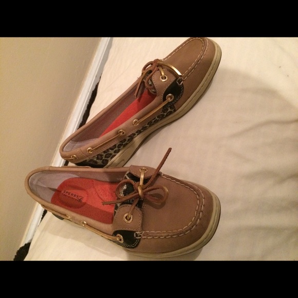 Sperry Animal Print Top Slider Loafer  7.5