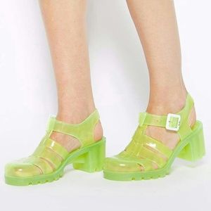 Juju Babe Neon Heeled Sandals