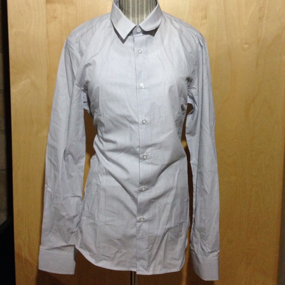 Thin Striped COACH Button Down Shirt