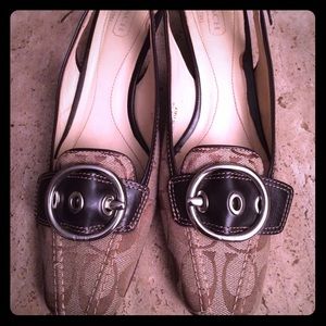 Beautiful Coach Slingback heels!