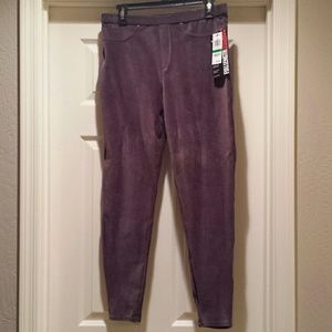 Super Soft Gray Velvet Leggings