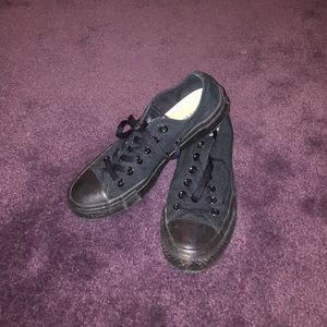 All Black Converses