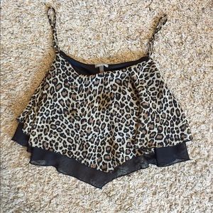 Cheetah crop top