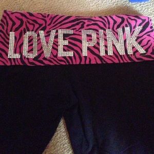 Pink leggings