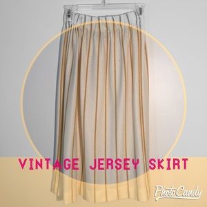 Vintage Striped Jersey Skirt