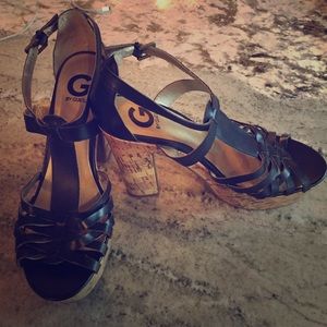 GUESS CORK SANDALS