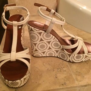 TORY BURCH IDA Lattice wedge REDUCED
