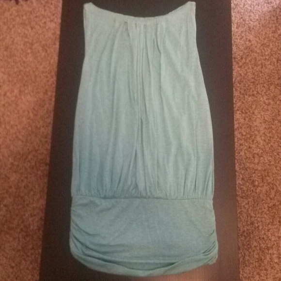 Heathered Teal Top