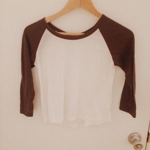 nwot baseball tee 🍁