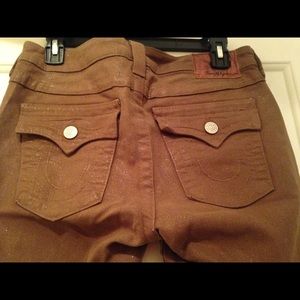 Chocolate Brown True Religion Jeans