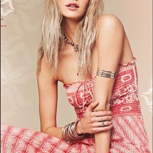 Free People Strapless Jumpsuit