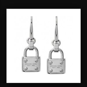 Michael Kors padlock earrings