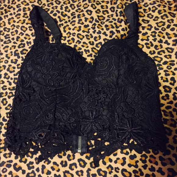 Lace half top