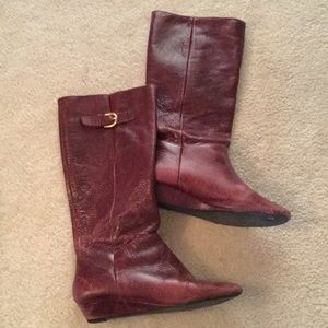 steve madden intyce boot in wine 7.5