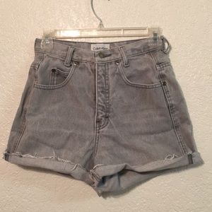 Calvin Klein high waisted shorts