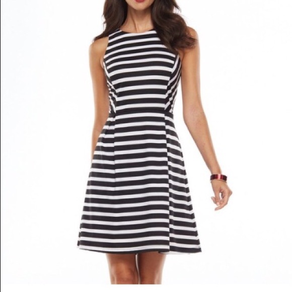 Apt. 9 Dresses & Skirts - NWT Apt. 9 size 14 black & white fit and flare